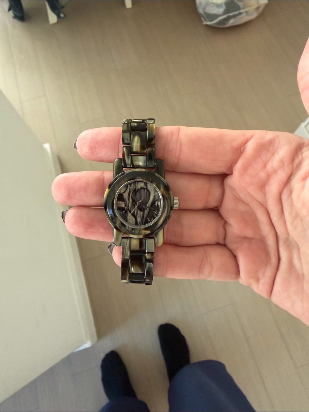 Machete Mini Mono Watch - Green Tortoise